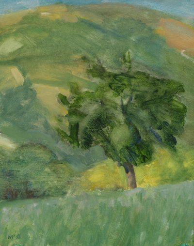 Tree on Hill by William Packer